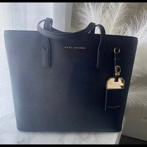 Black Marc Jacobs Luggage Tote Purse Bag